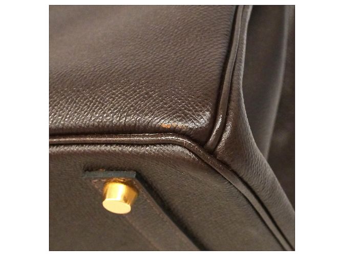 Hermès Borsa Hermes Birkin 35 Marrone - vista 8