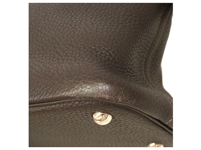 Hermès Borsa Hermes Bolide 31 Marrone - vista 6