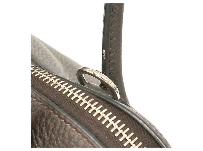 Hermès Borsa Hermes Bolide 31 Marrone - vista 7