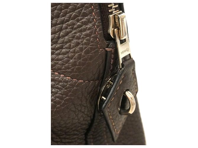 Hermès Borsa Hermes Bolide 31 Marrone - vista 8