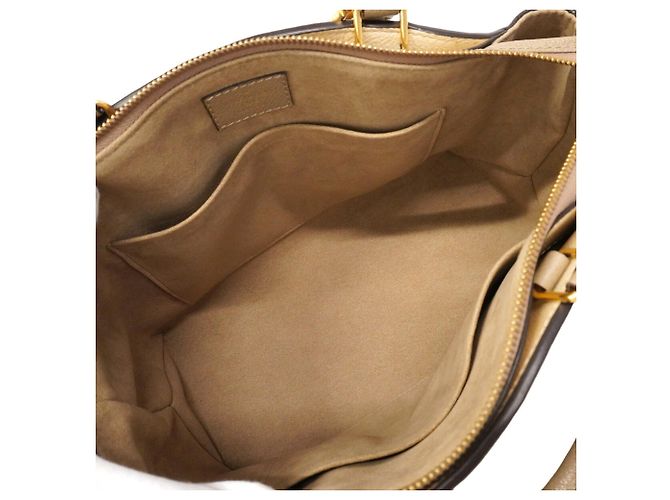 Borsa Louis Vuitton Monogram Empreinte Petit Palais PM Grigio Crudo - vista 4