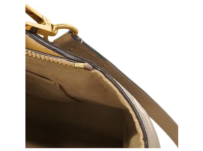 Borsa Louis Vuitton Monogram Empreinte Petit Palais PM Grigio Crudo - vista 7
