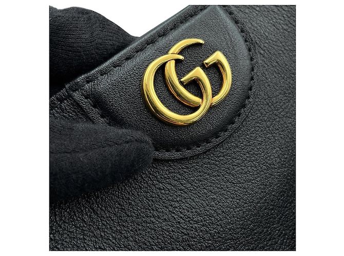 Borsa a mano Gucci Diana Bamboo Medium in pelle di vitello Marrone Nero - vista 10