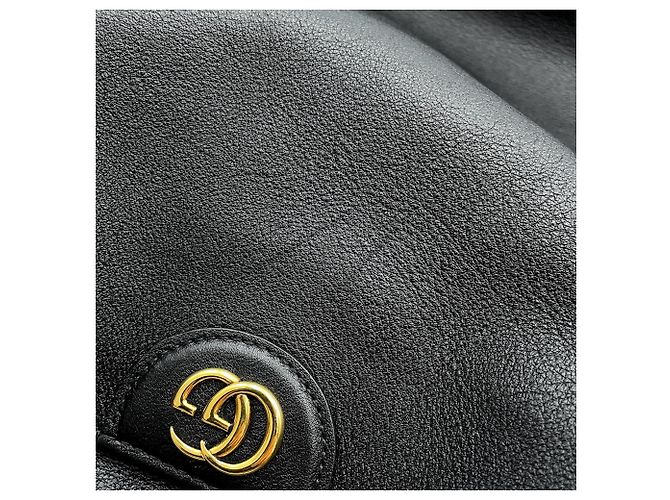 Borsa a mano Gucci Diana Bamboo Medium in pelle di vitello Marrone Nero - vista 7