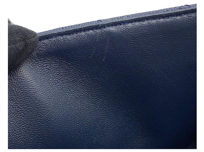Borsa a tracolla con catena Chanel Matelassé Blu navy - vista 11