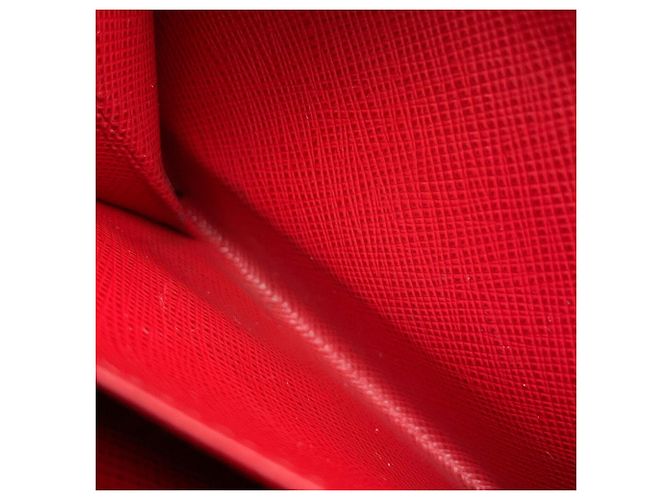 Cartera Prada bi-fold en piel roja - vista 13