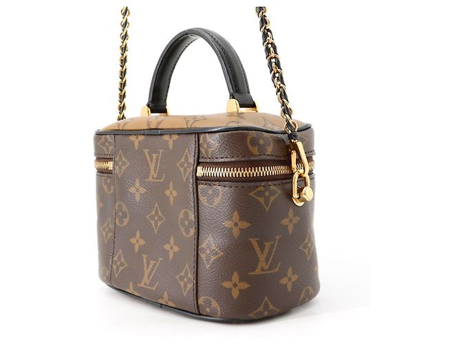 Borsa Louis Vuitton Monogram Reverse Vanity NV PM Nero - vista 2
