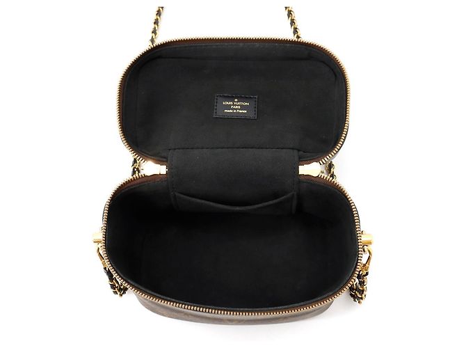 Borsa Louis Vuitton Monogram Reverse Vanity NV PM Nero - vista 5