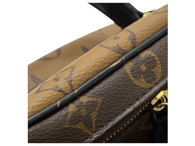 Borsa Louis Vuitton Monogram Reverse Vanity NV PM Nero - vista 9