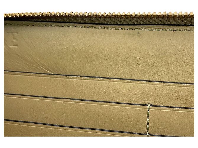 Cartera larga con cremallera Puzzle Loewe Castaño Beige - vista 10