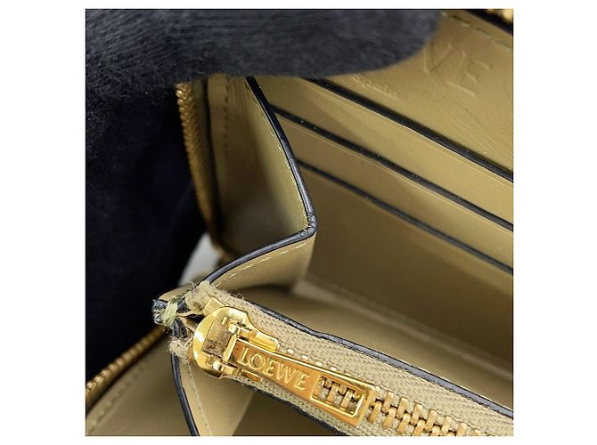 Cartera larga con cremallera Puzzle Loewe Castaño Beige - vista 13