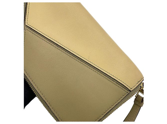 Cartera larga con cremallera Puzzle Loewe Castaño Beige - vista 6