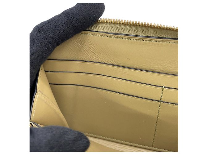 Cartera larga con cremallera Puzzle Loewe Castaño Beige - vista 8