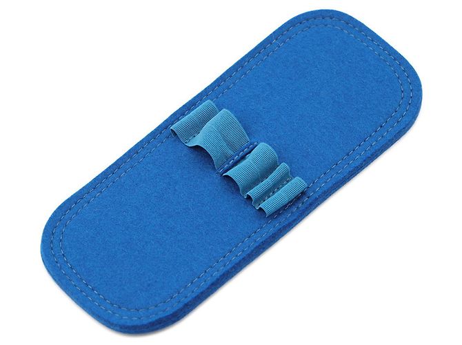 Hermès Pouch Hermes Escale Marine Toile H Blu Crudo - vista 10