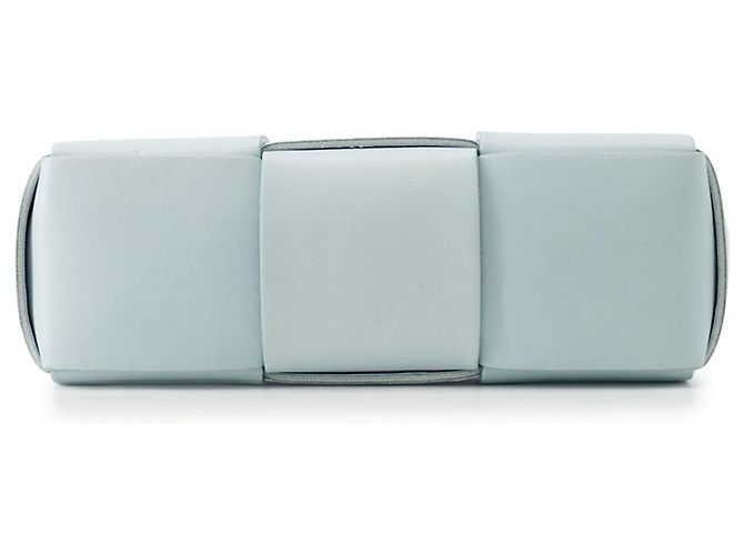 Borsa Bottega Veneta Candy Arco in lambskin Blu chiaro - vista 3