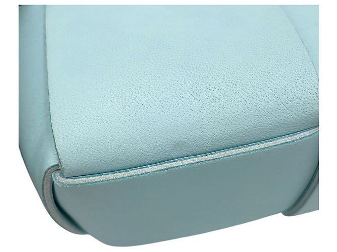Borsa Bottega Veneta Candy Arco in lambskin Blu chiaro - vista 7