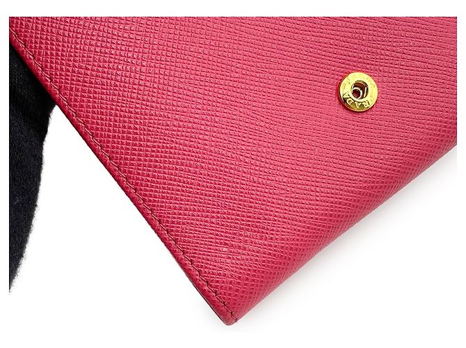 Prada Tri-fold Wallet Pink - view 12