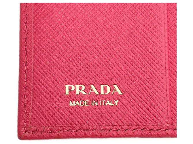 Prada Tri-fold Wallet Pink - view 13