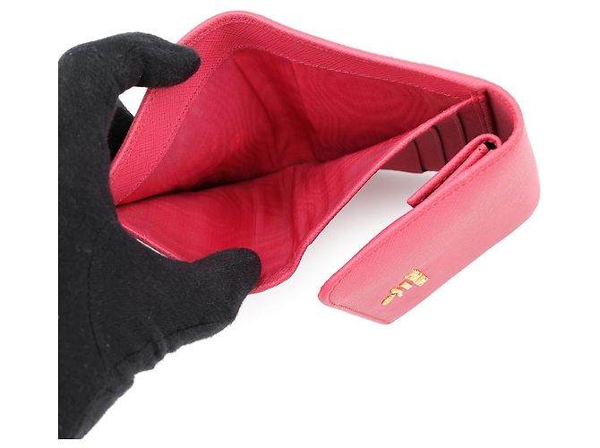 Prada Tri-fold Wallet Pink - view 5
