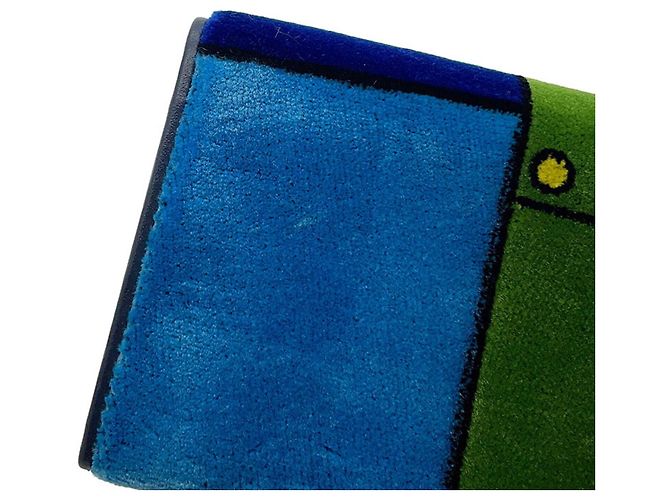 Portafoglio Prada in velluto con catena/tracolla Blu Multicolore - vista 10