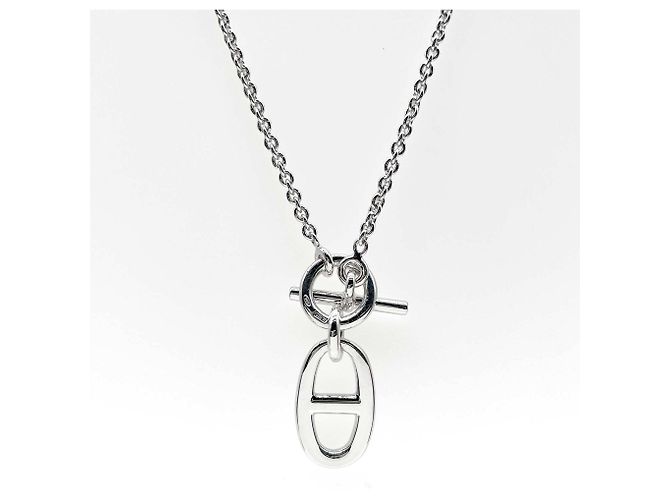 Hermès Collana HERMES Amulette Chaine d'Ancre Argento - vista 2
