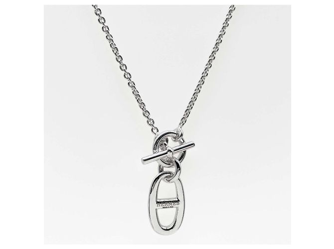 Hermès Collana HERMES Amulette Chaine d'Ancre Argento - vista 3