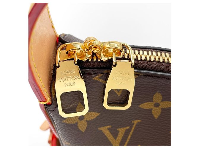 Borsa Louis Vuitton Slouchy PM Marrone Beige - vista 11