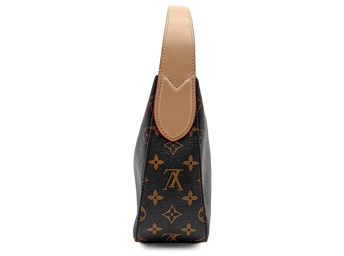 Borsa Louis Vuitton Slouchy PM Marrone Beige - vista 3