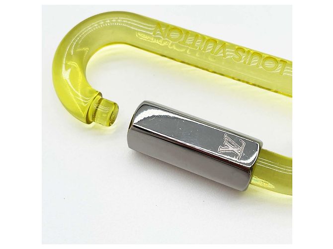 Louis Vuitton Bijou Sac LV Prism Bag Charm Keychain Verde Giallo - vista 8