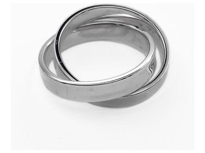 Tiffany & Co. 1837 Interlocking Double Band Ring Silber - Ansicht 4