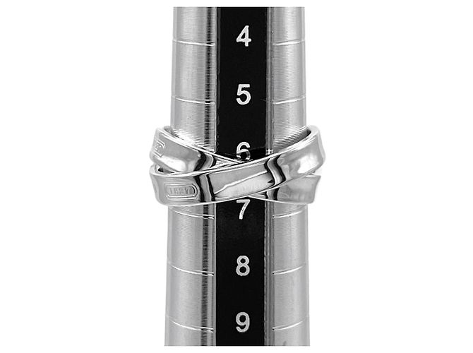 Tiffany & Co. 1837 Interlocking Double Band Ring Silber - Ansicht 7