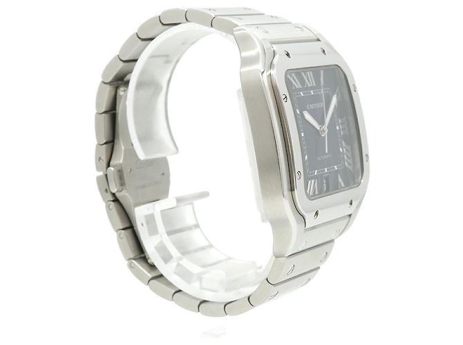Orologio da uomo Cartier Santos de LM WSSA0030 Quadrante Blu - vista 3