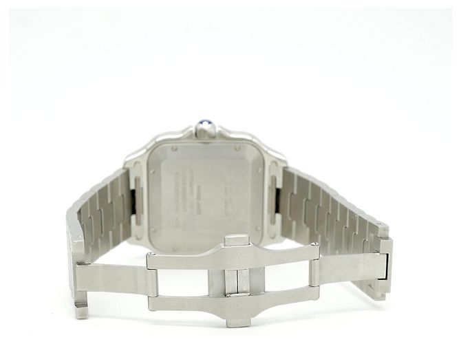 Orologio da uomo Cartier Santos de LM WSSA0030 Quadrante Blu - vista 4