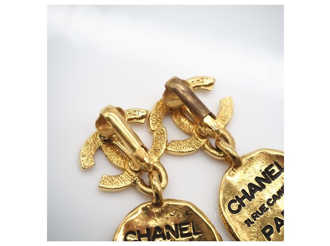 Orecchini a clip Chanel Coco Mark Cambon D'oro - vista 4