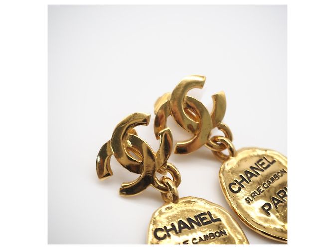 Orecchini a clip Chanel Coco Mark Cambon D'oro - vista 5