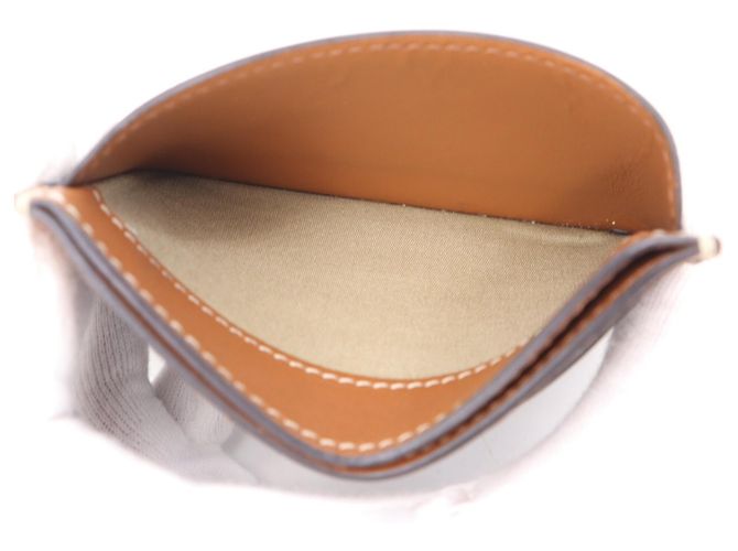Céline Celine Triomphe Canvas Logo Card Case Brown - view 13