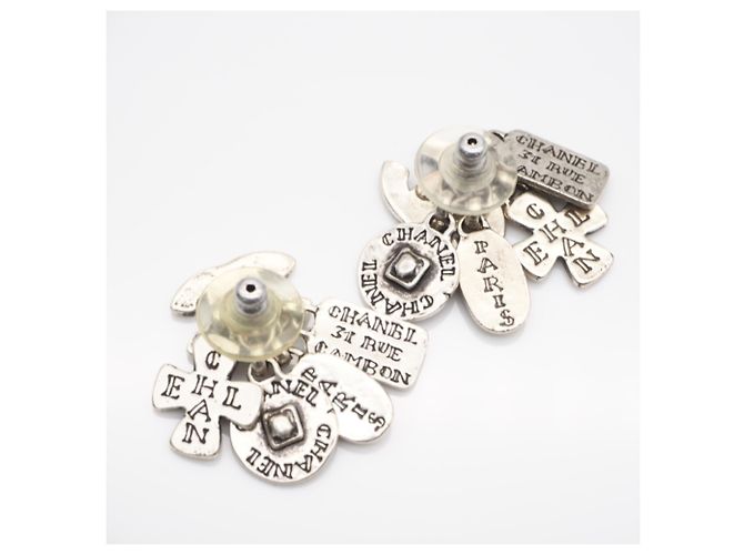 Orecchini Chanel Coco Mark Charm 99A Argento - vista 5