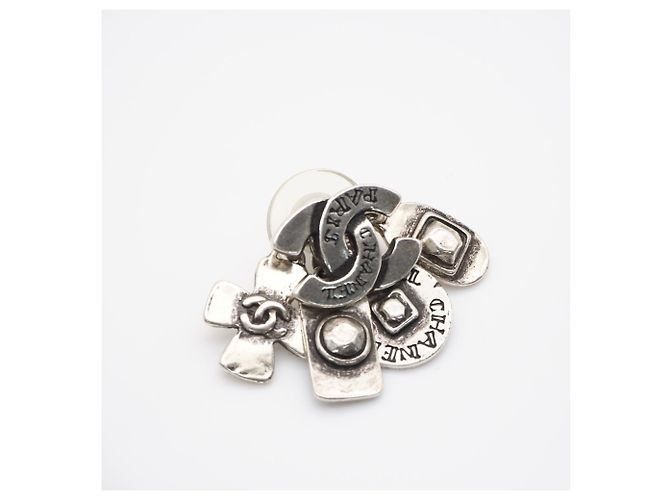 Orecchini Chanel Coco Mark Charm 99A Argento - vista 7