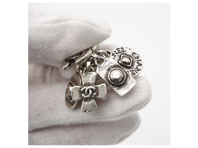 Orecchini Chanel Coco Mark Charm 99A Argento - vista 9