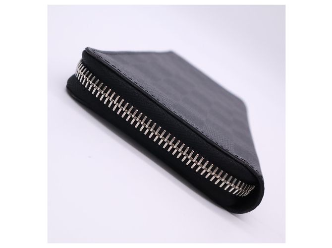 Zippy Louis Vuitton Damier Graphite Long Wallet Brown Black - view 5