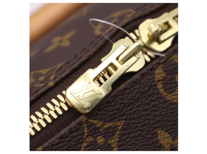 Louis Vuitton Monogram Keepall Bandoulière 45 Boston Bag Marrone Beige - vista 15
