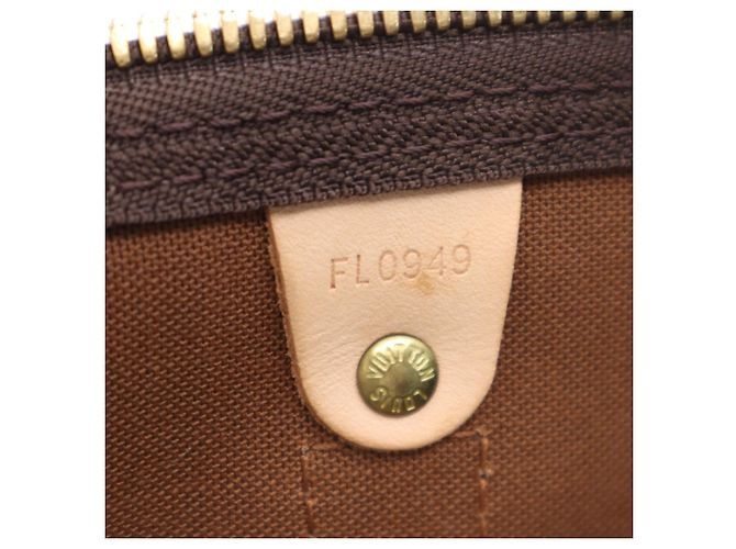 Louis Vuitton Monogram Keepall Bandoulière 45 Boston Bag Marrone Beige - vista 18