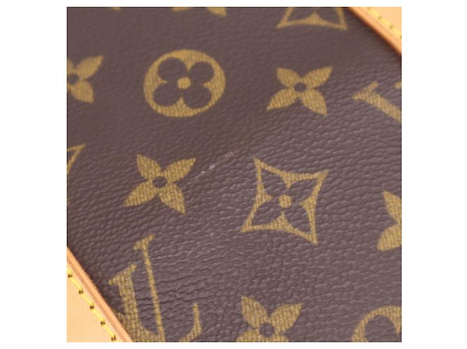 Louis Vuitton Monogram Keepall Bandoulière 45 Boston Bag Marrone Beige - vista 4