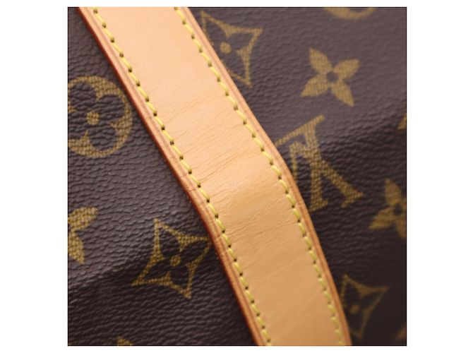 Louis Vuitton Monogram Keepall Bandoulière 45 Boston Bag Marrone Beige - vista 5