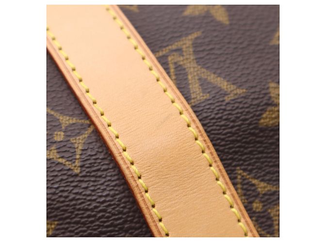 Louis Vuitton Monogram Keepall Bandoulière 45 Boston Bag Marrone Beige - vista 6