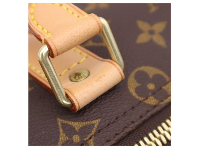 Louis Vuitton Monogram Keepall Bandoulière 45 Boston Bag Marrone Beige - vista 8