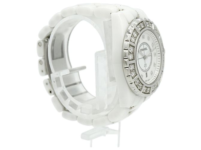 Orologio da donna Chanel J12 Diamond H2429 Quadrante Bianco - vista 3