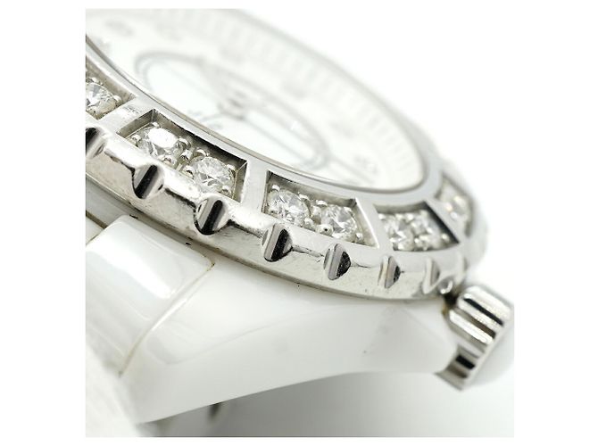 Orologio da donna Chanel J12 Diamond H2429 Quadrante Bianco - vista 7