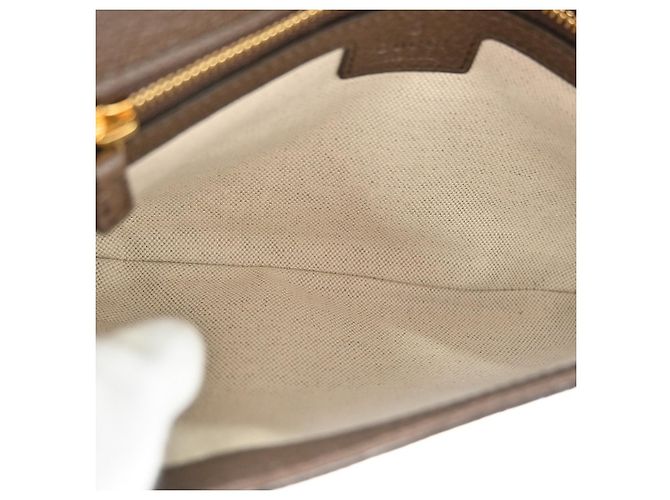 Gucci Blondie NM Chain Flap GG Coated Canvas Small Beige - vista 3