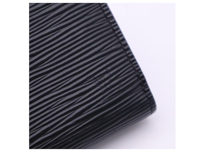 Louis Vuitton Epi Zippy Coin Purse Noir Negro - vista 11